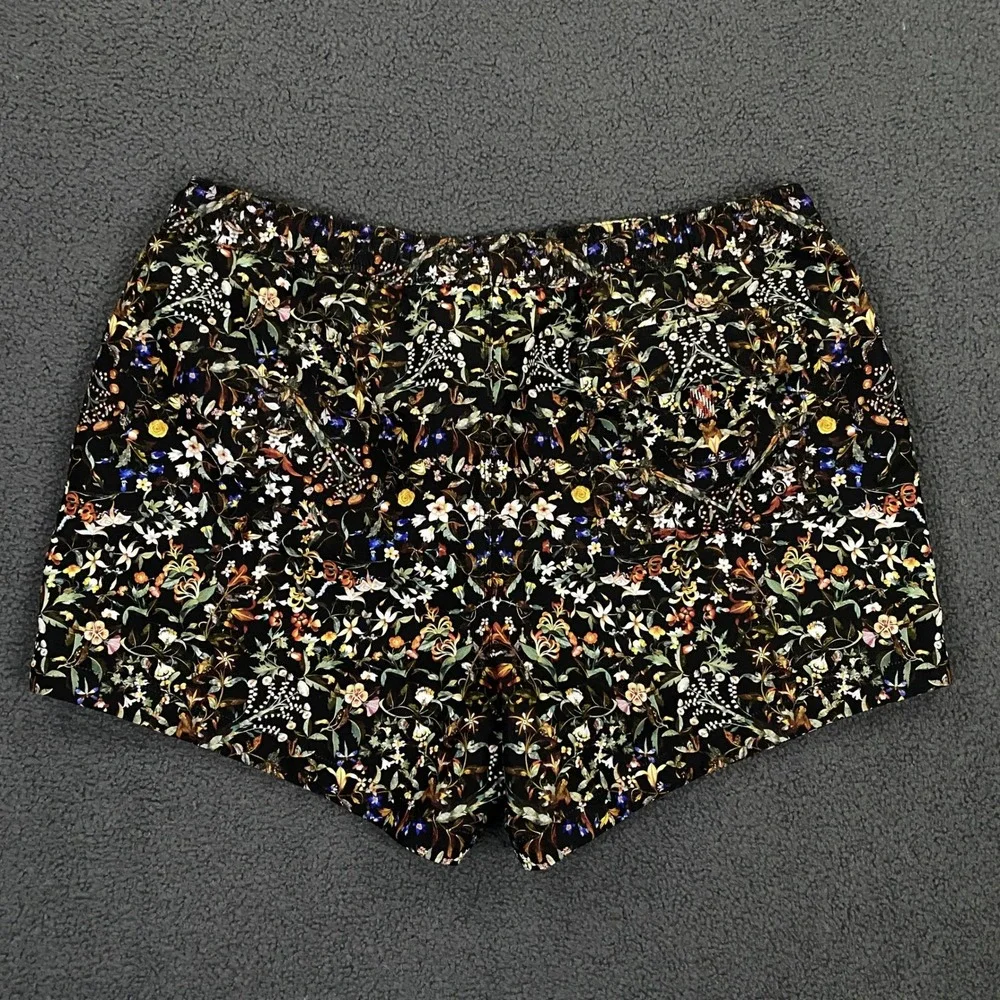 Burberry Swim Shorts Mens XL Floral Mesh Lined Drawstring Trunks Made in Italy